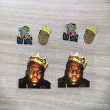 Biggie Smalls iron on stickers