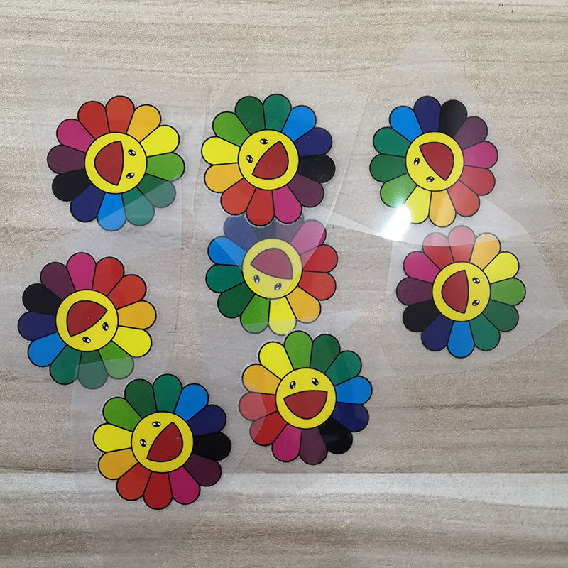 Takashi Murakami Flower Stickers For Custom Floral Vans or AF1 Custom Shoes