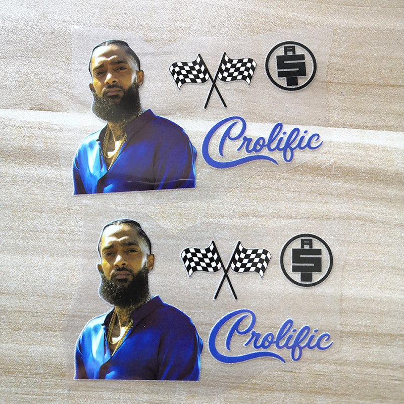 Nipsey Hussle stickers for shoes