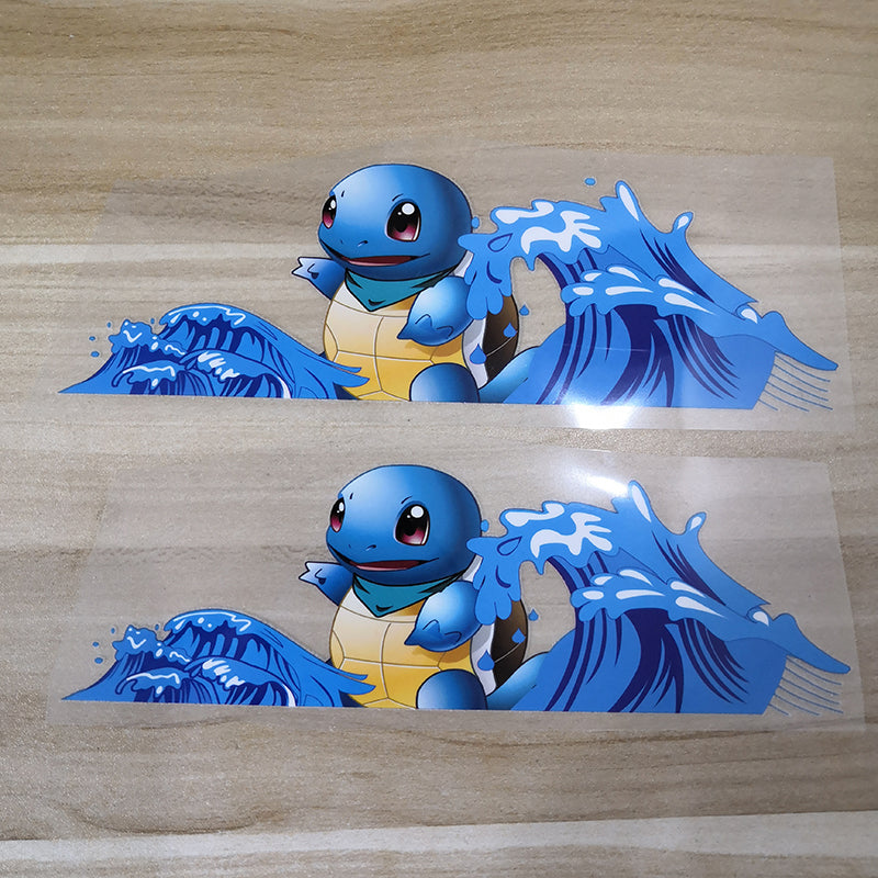 pokemon Squirtle patches for shoes decal