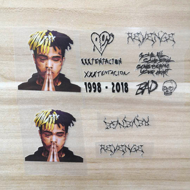 XXXTentacion patches for shoes decal