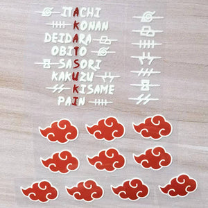 akatsuki stickers for shoes
