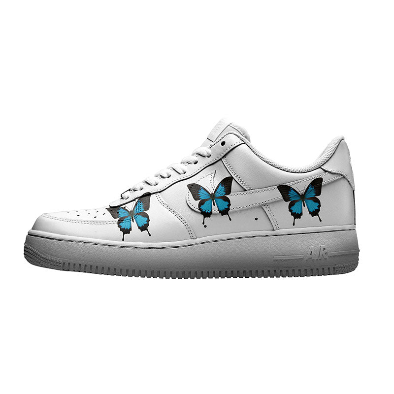 custom air force 1s butterfly