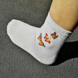 Brown Butterflies Socks
