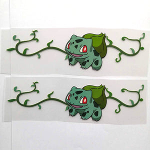 Pokemon Bulbasaur Patches for Custom Air Force 1 or Vans