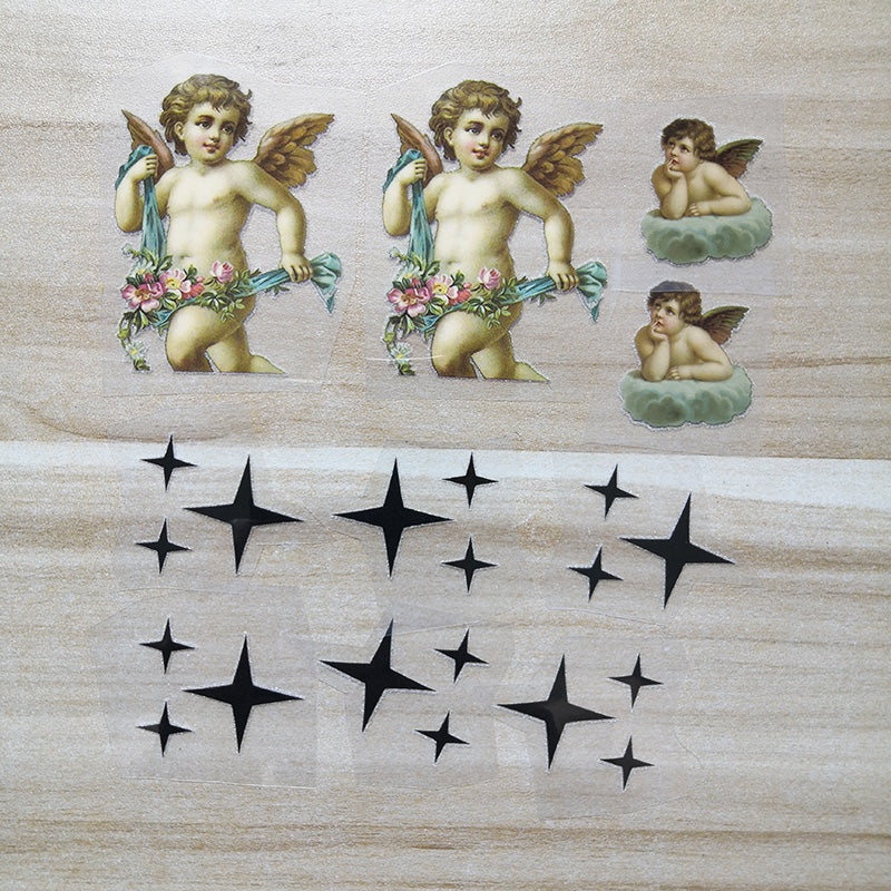 Cherub patches for custom shoes