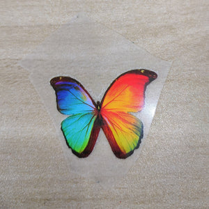 colorful butterfly sticker