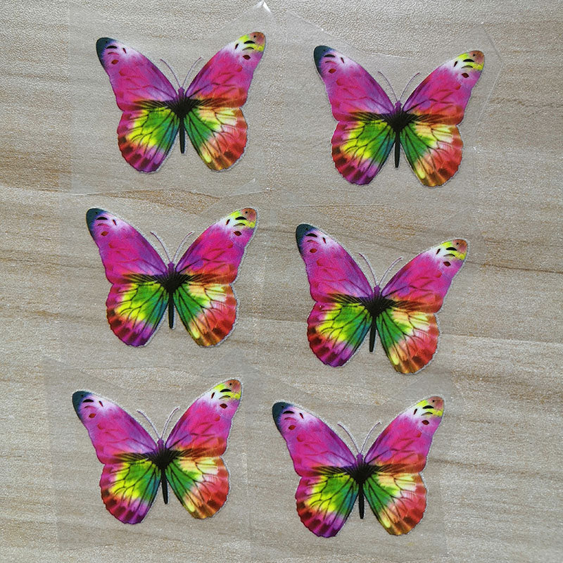 Colorful Rainbow Butterfly Iron On Patches for DIY or Custom Air Force 1  Butterfly – theshoesgirl