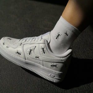 Custom AF1 Don't Mess With the Ants With Matching Ants Socks
