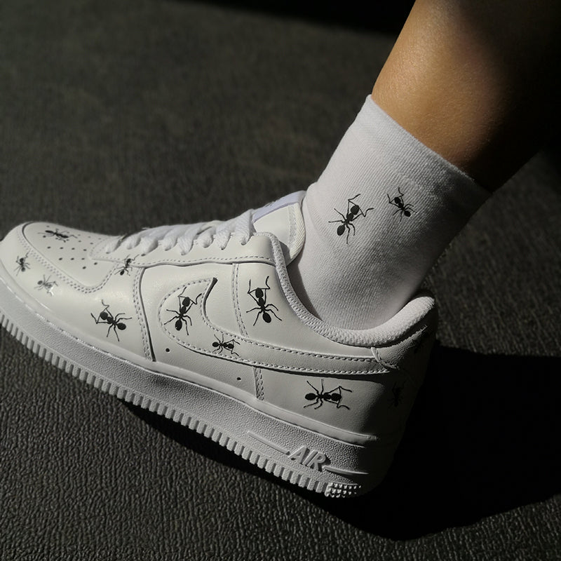 Custom Air force 1 Ants Stickers, Tested Durable And Cool Easy Use Iron On Patches, Best For DIY A Ants Shoes Perfect Gift for Kids
