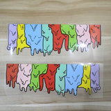 Drip patches for custom shoes