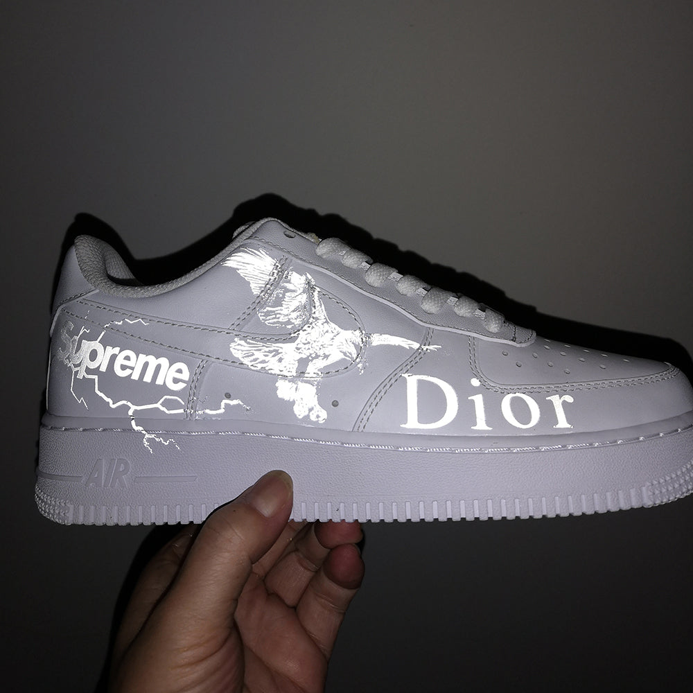 Eagle Heat Transfer Vinyl, 3M Reflective Patches for DIY/Custom Reflective Air Force 1