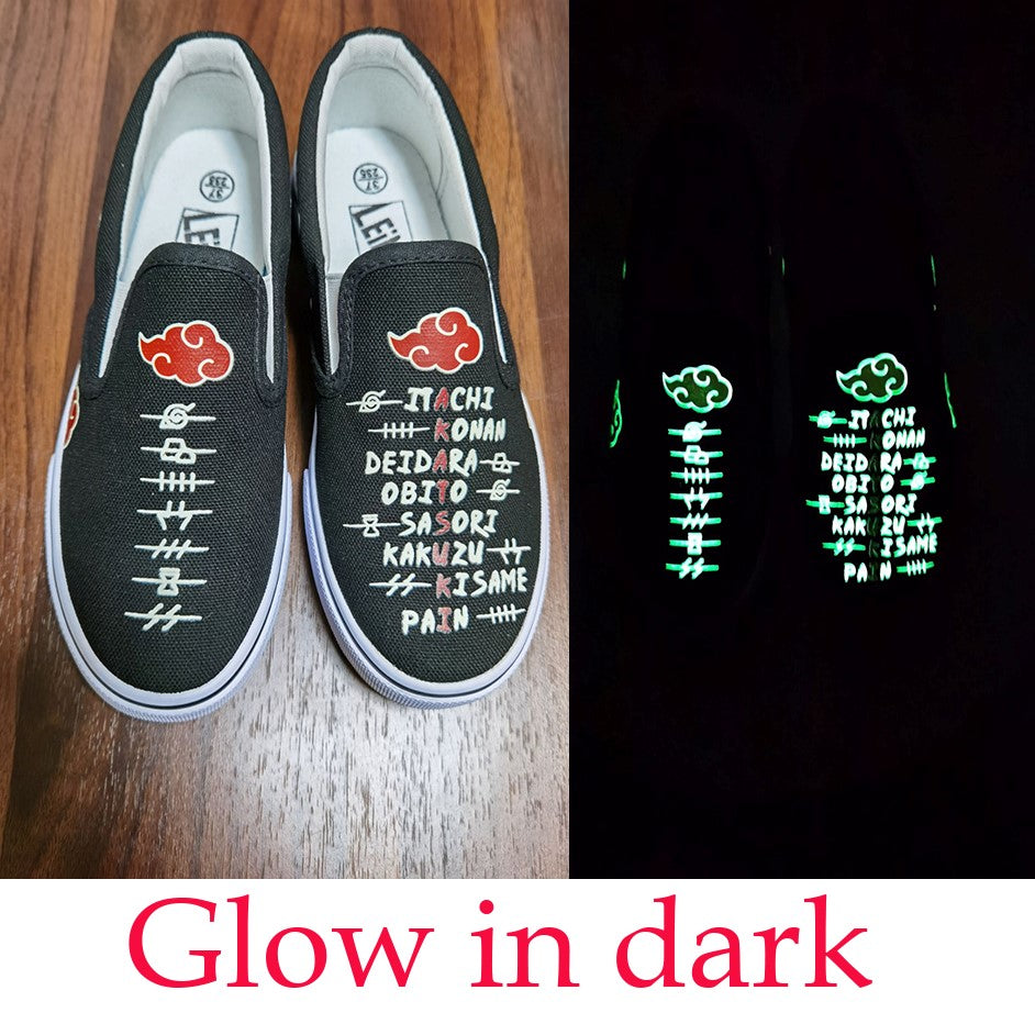 akatsuki shoes glow in dark