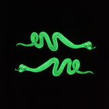 glow in dark snake iron on stickers