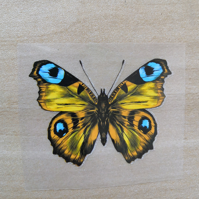 heat transfer butterfly sticker for shoes