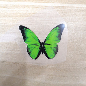 Green Butterfly Patches For Custom Butterfly Sneaker Heat Transfer Green Butterfly Stickers for Shoes