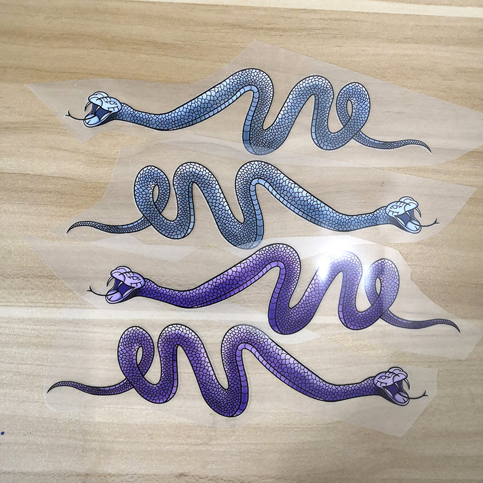 Purple Snake Stickers for Custom Air Force 1