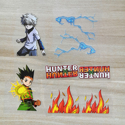 hunter x hunter stickers for shoes