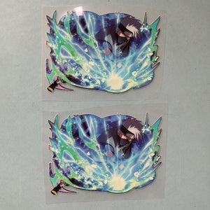 Naruto Kakashi Glow In Dark Iron on Stickers For Custom Air Force 1/ Vans/ Converse
