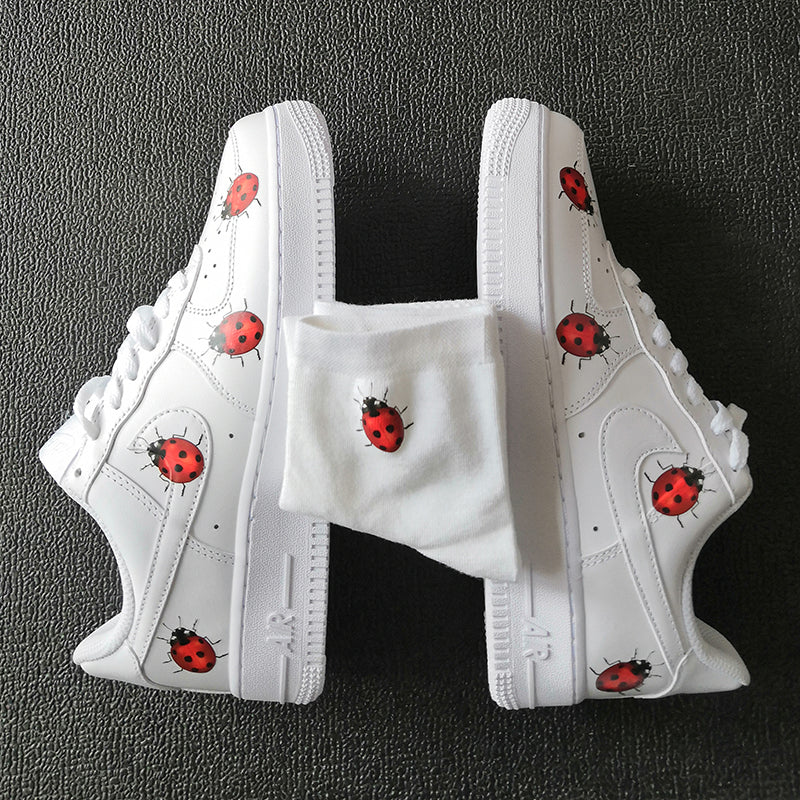Iron On Ladybug Patches For Custom Sneaker-Adult or Kids Shoes