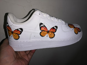 Monarch Butterfly Patches For Custom Air Force 1 or Vans. Easy Iron On DIY Heat Transfer Monarch Butterfly Stickers, Best Monarch Butterfly Gift for her