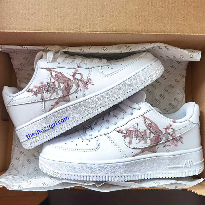 custom air force 1 dior