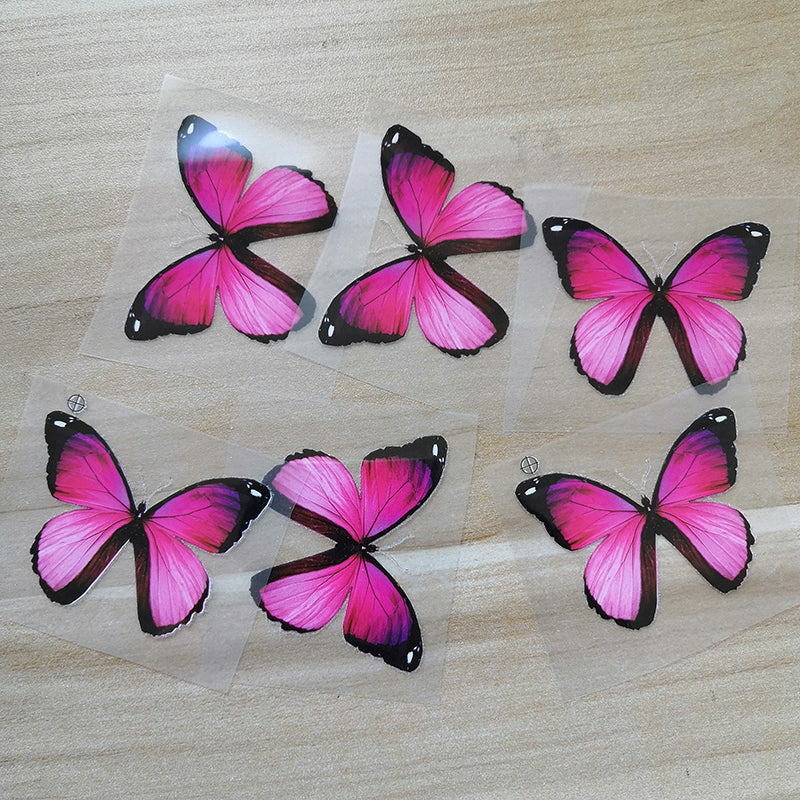 heat transfer butterfly for shoes