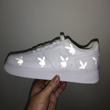 Playboy Bunny Heat Transfer Vinyl 3M Reflective Decal for Air Force 1 Customs.