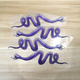 Purple Snake Stickers for Custom Air Force 1