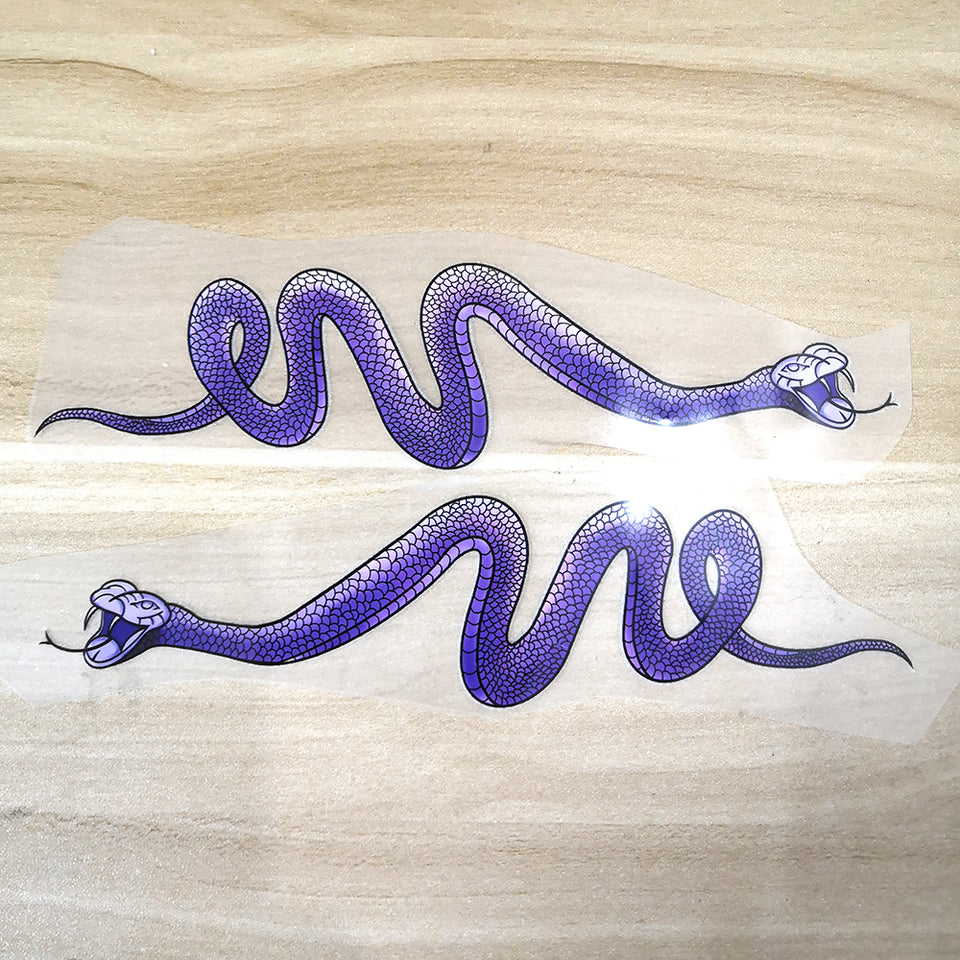 Purple Snake Stickers for Custom Air Force 1