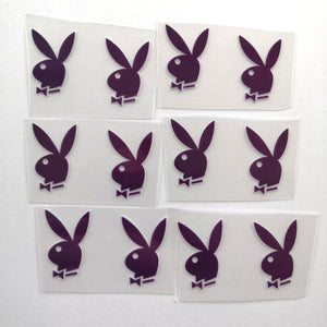 Blue Playboy Bunny Heat Transfer Decal for Air Force 1 Customs.