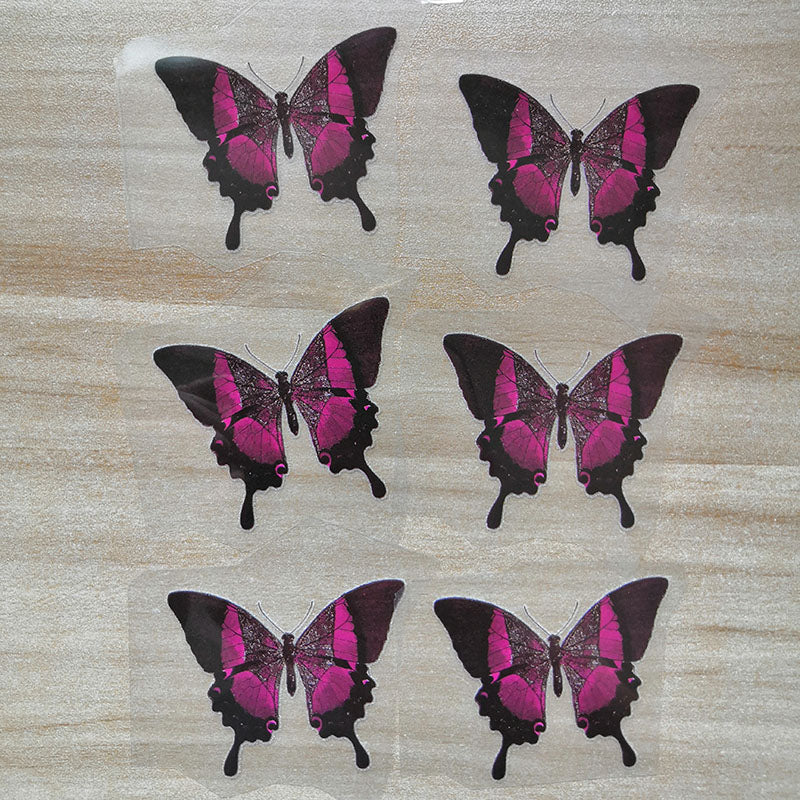 Purple Drip Butterfly Iron On Patches For Custom Butterfly Sneaker