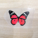 Red Butterfly Patches For Custom Butterfly Sneaker Red Butterfly Stickers for Shoes
