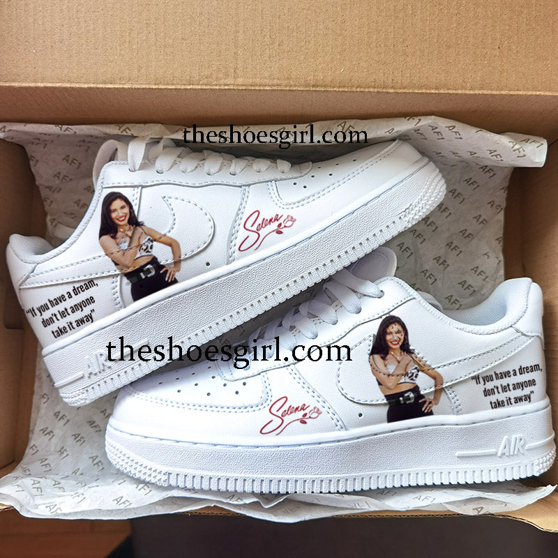 custom shoes selena quintanilla