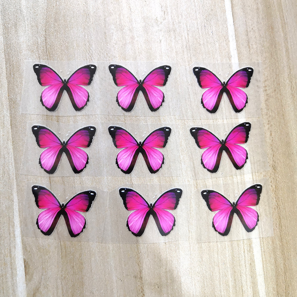 heat transfer butterfly stickers