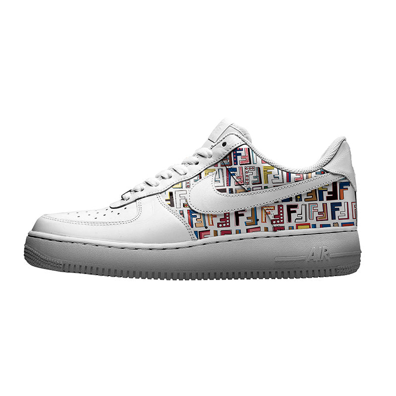 custom air force 1 fendi