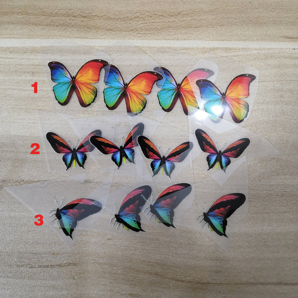 Various Iron On Colorful Butterfly Patches For DIY Colorful Butterfly AF1